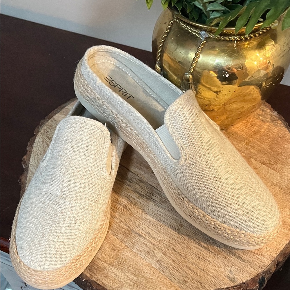 Esprit Women's Tan Espadrille Slip-Ons